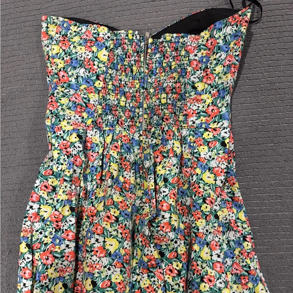 Minkpink Strapless Smocked Mini Dress-SMALL - Picture 6 of 6
